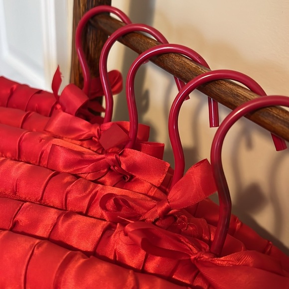 Satin Padded Red Hangers - 17 total - Picture 6 of 6